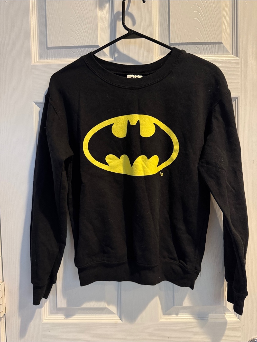 Batman Womens Juniors Crew Neck Sweatshirt Size XS